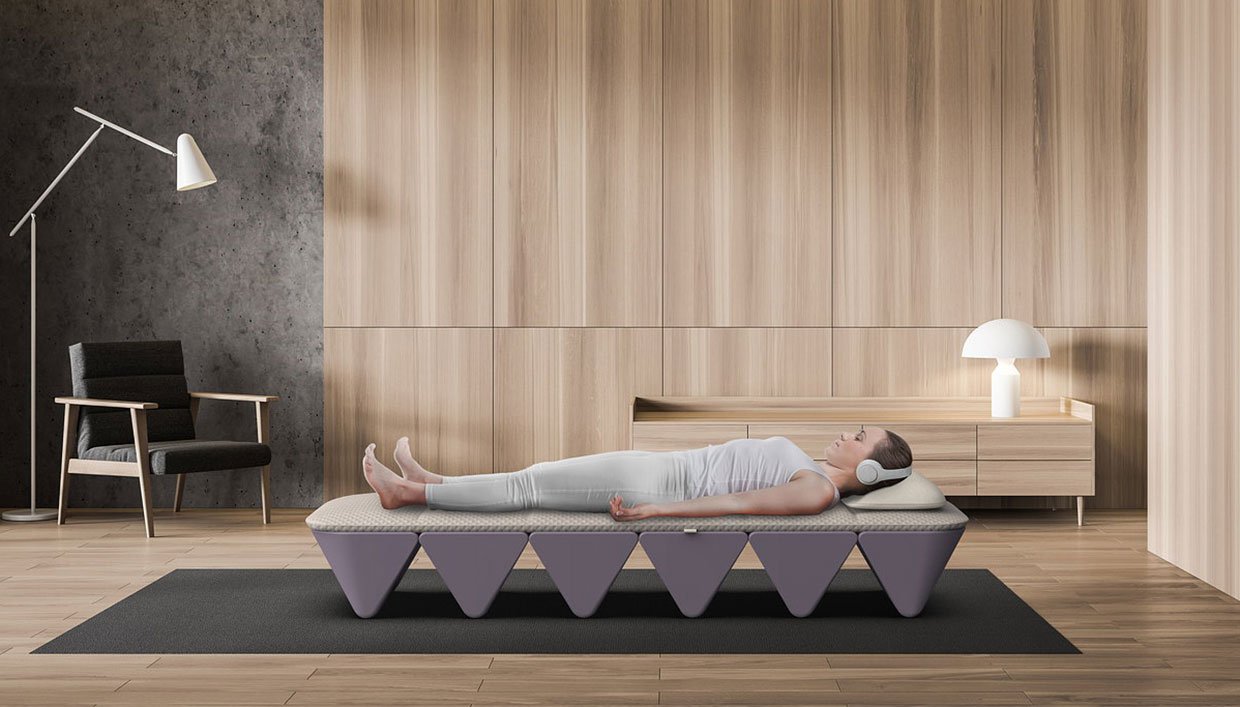Chiếc giường có thể phục hồi sức khỏe cơ thể bằng âm thanh tần số thấp
