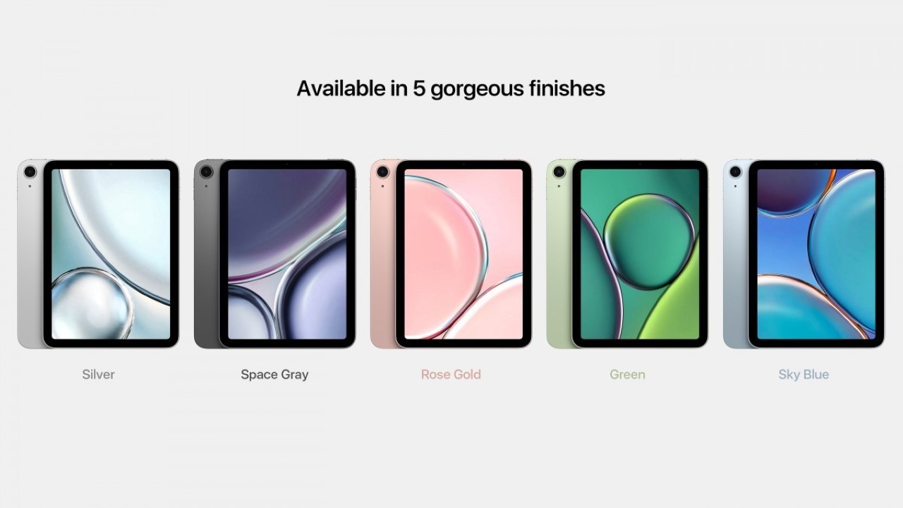 iPad mini 6 - Thiết kế viền màn hình mỏng, có 5 phiên bản màu sắc