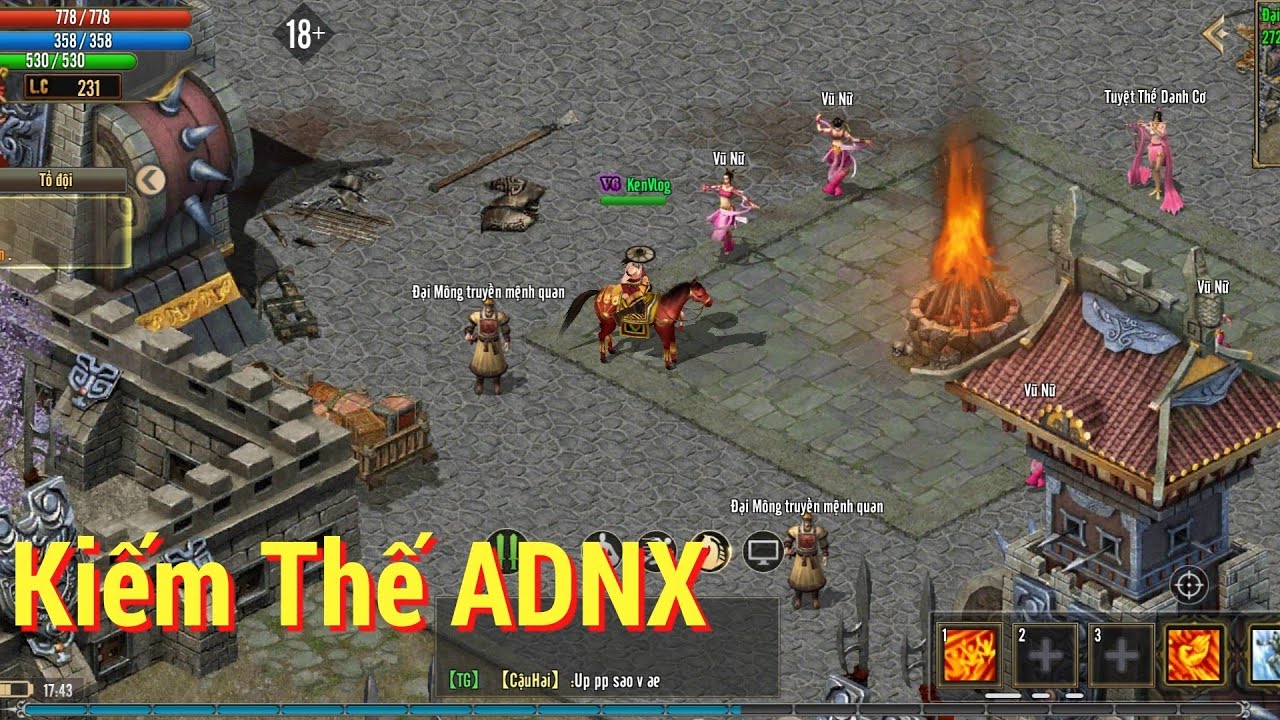 Game kiếm hiệp Kiếm Thế ADNX Mobile